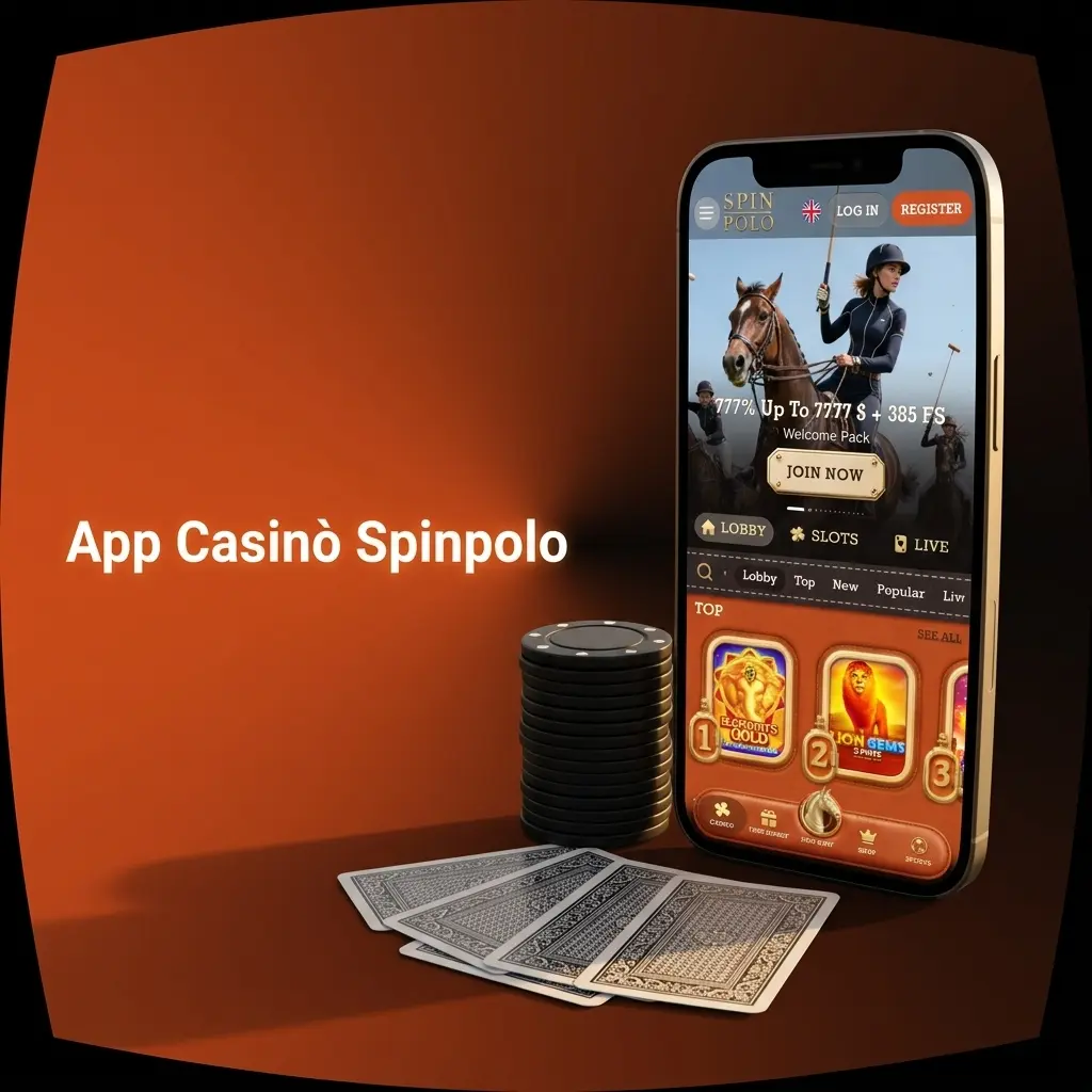 App casinò Spinpolo con slot, blackjack, roulette e casinò live con croupier reali su un'unica piattaforma mobile