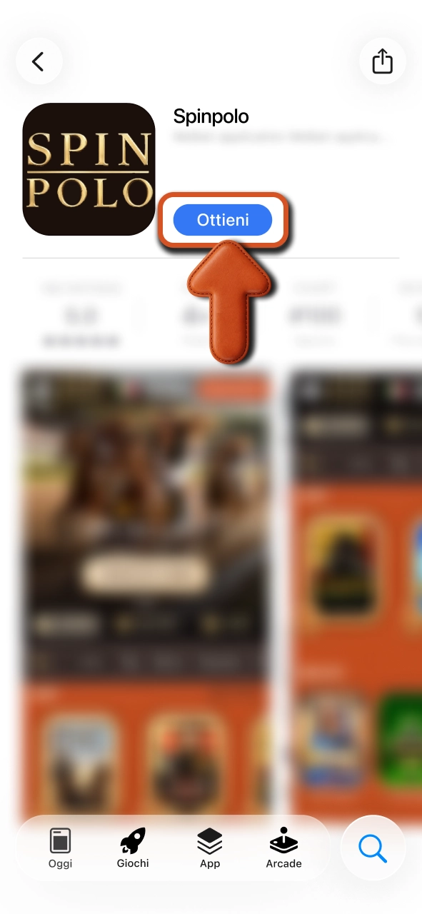 Tocca Ottieni su Spinpolo e avvia subito il download dell’app sul tuo dispositivo iOS.
