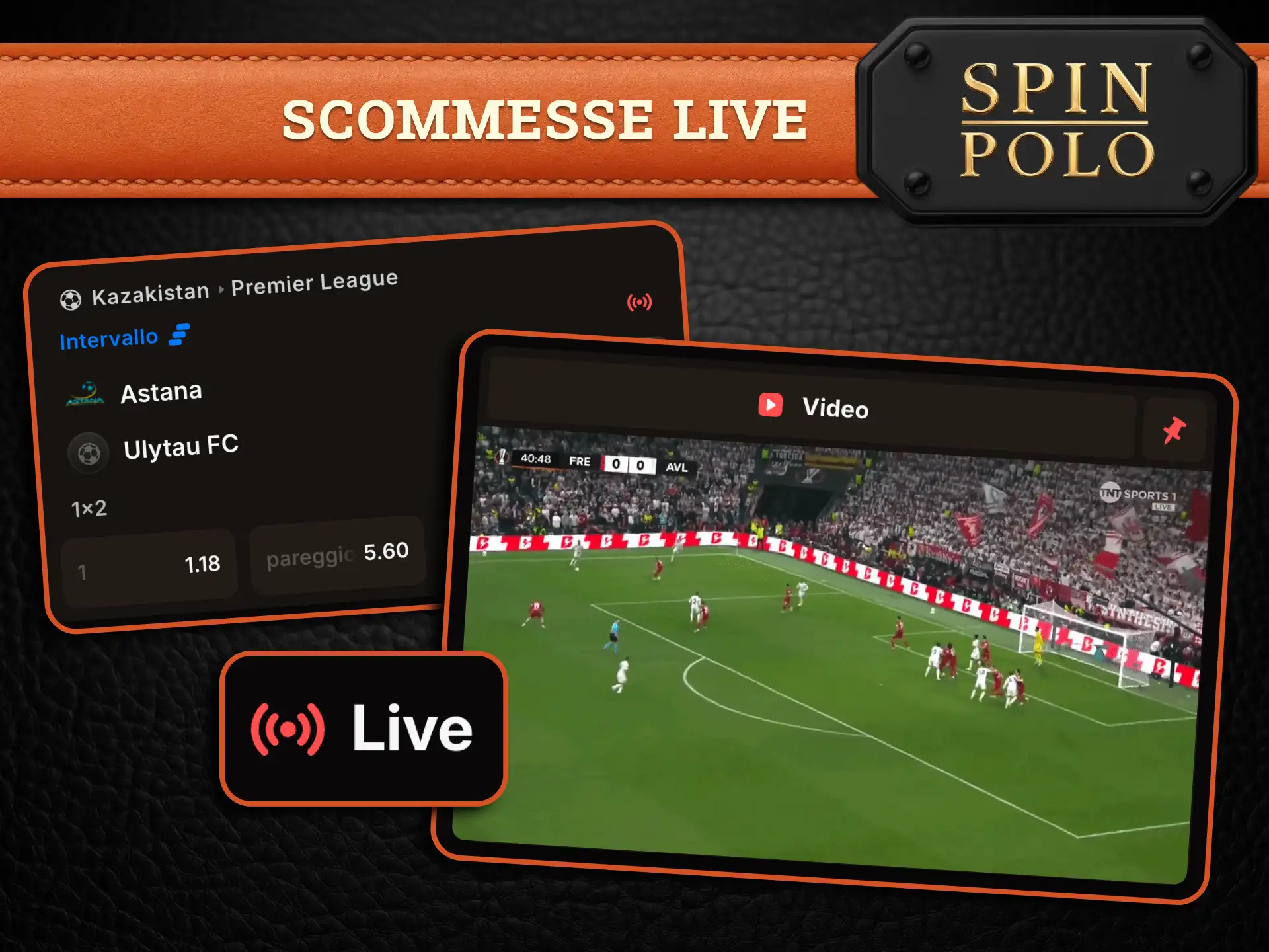 Con le scommesse live Spinpolo puoi combinare eventi diversi e aumentare il potenziale delle vincite.
