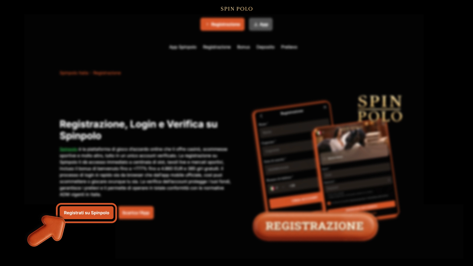 Crea un account Spinpolo e sblocca offerte dedicate ai nuovi utenti.