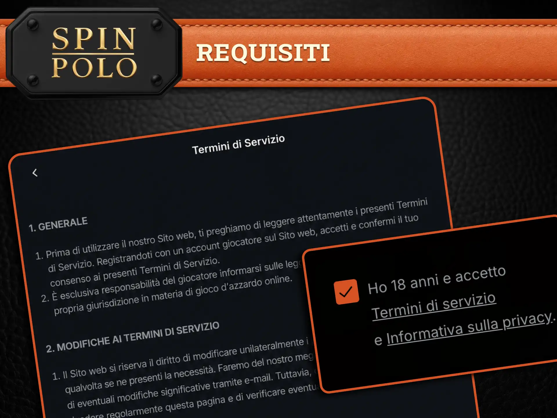 Esplora i requisiti Spinpolo e assicurati una registrazione senza problemi.